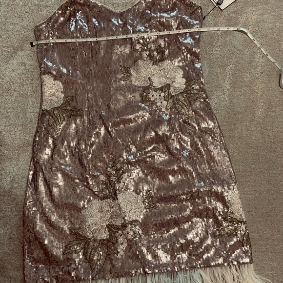 Laundry by Shelli Segal rose gold NWT sz 8 - Picture 9 of 13